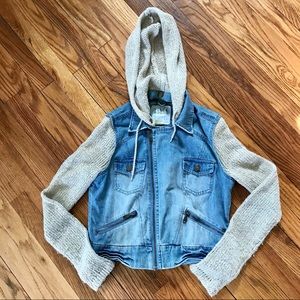 Denim & knit billabong jacket